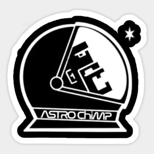 Astro Chimp logo 2 Sticker